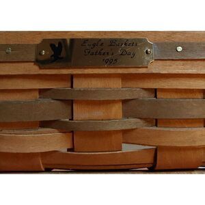 Eagle Baskets, Handwoven in USA Father's Day‎ 1995 Basket 11 x 7 x 4